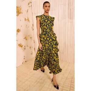 Ulla Johnson Flo Sleeveless Midi Dress US 4